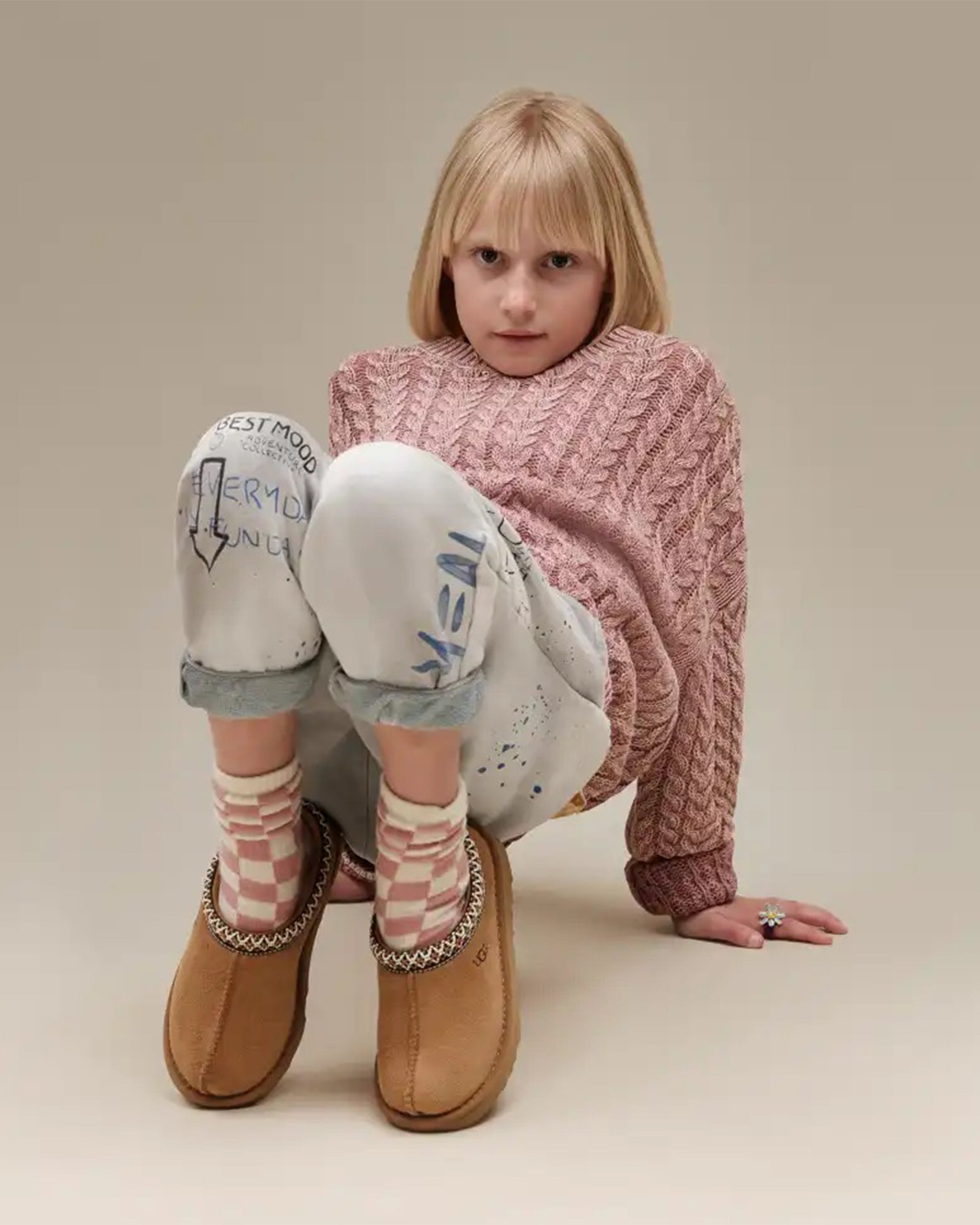 UGG Kids' Tasman II Slipper - Chestnut