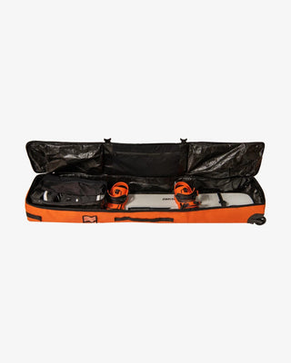 Union Wheeled Travel Snowboard Bag - Orange