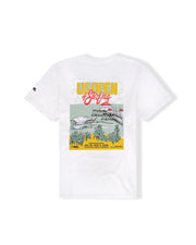 US Open 2026 Boy's Poster S/S T-Shirt - White
