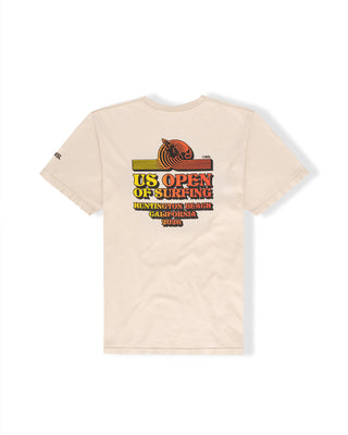 Boys US Open 2026 Surfer TM Logo S/S T-Shirt - Bone