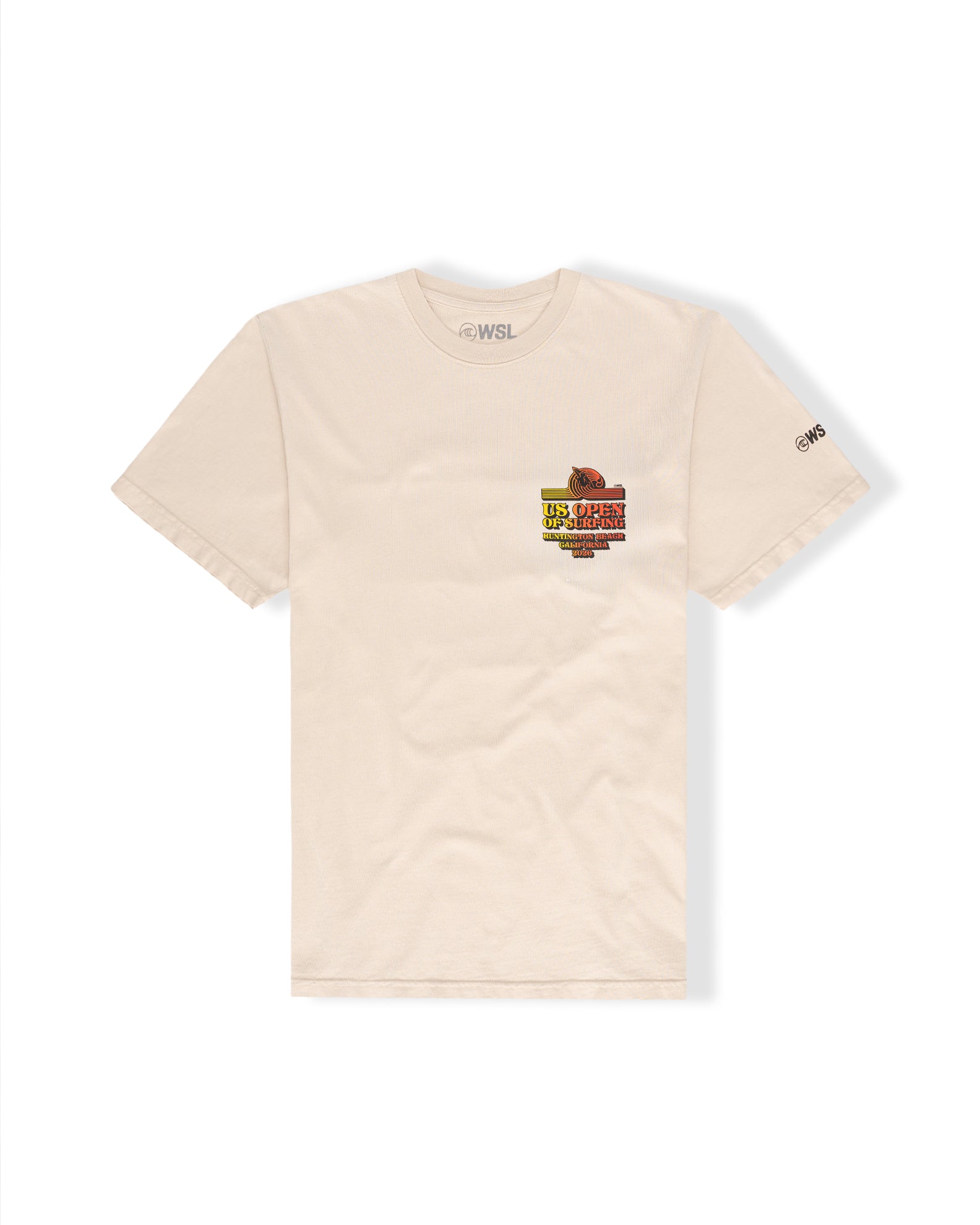 US Open 2026 Boy's (6-12) Surfer TM Logo S/S T-Shirt - Bone