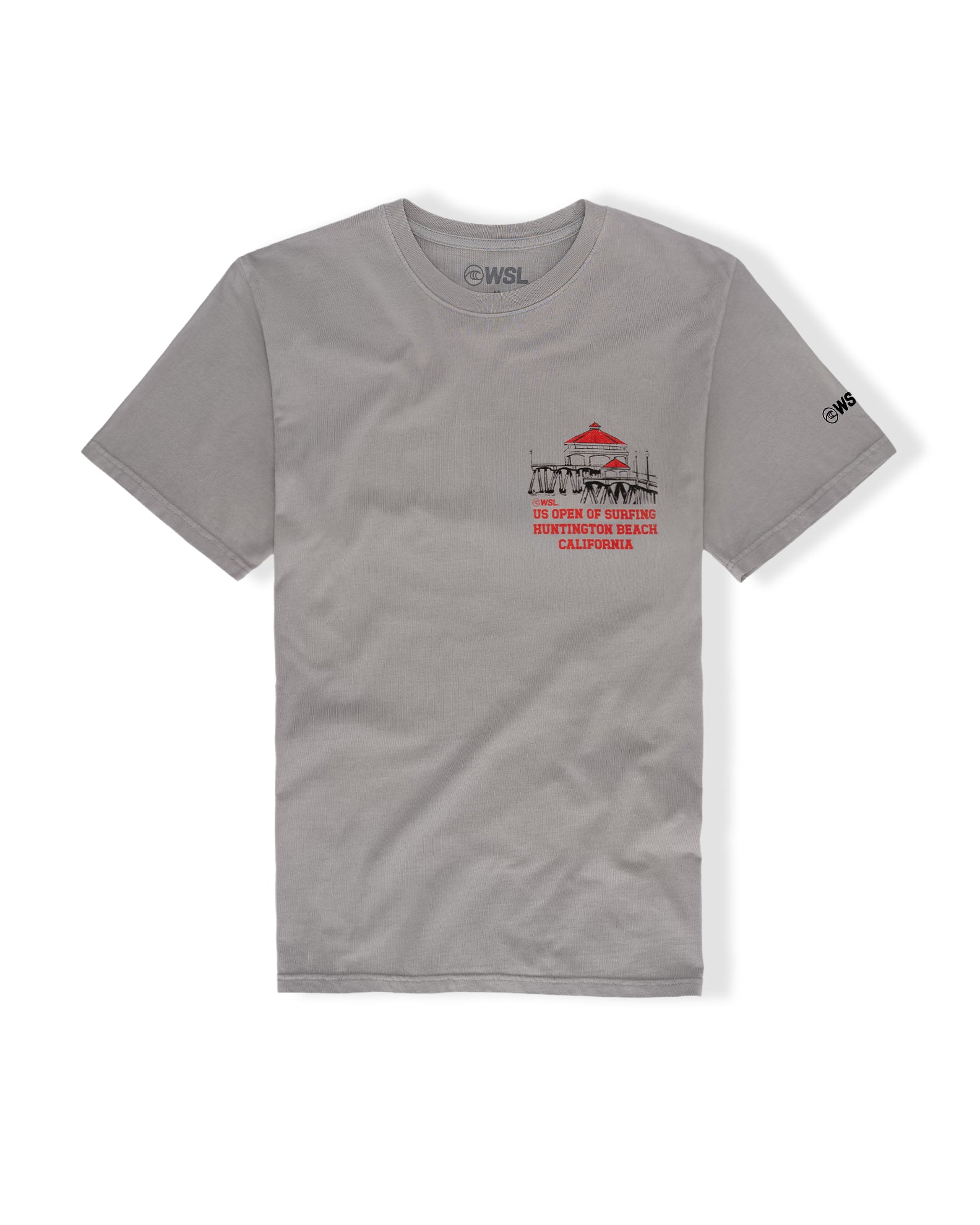 US Open 2026 HB Pier S/S T-Shirt - Grey