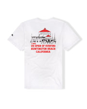 US Open 2026 HB Pier S/S T-Shirt - White