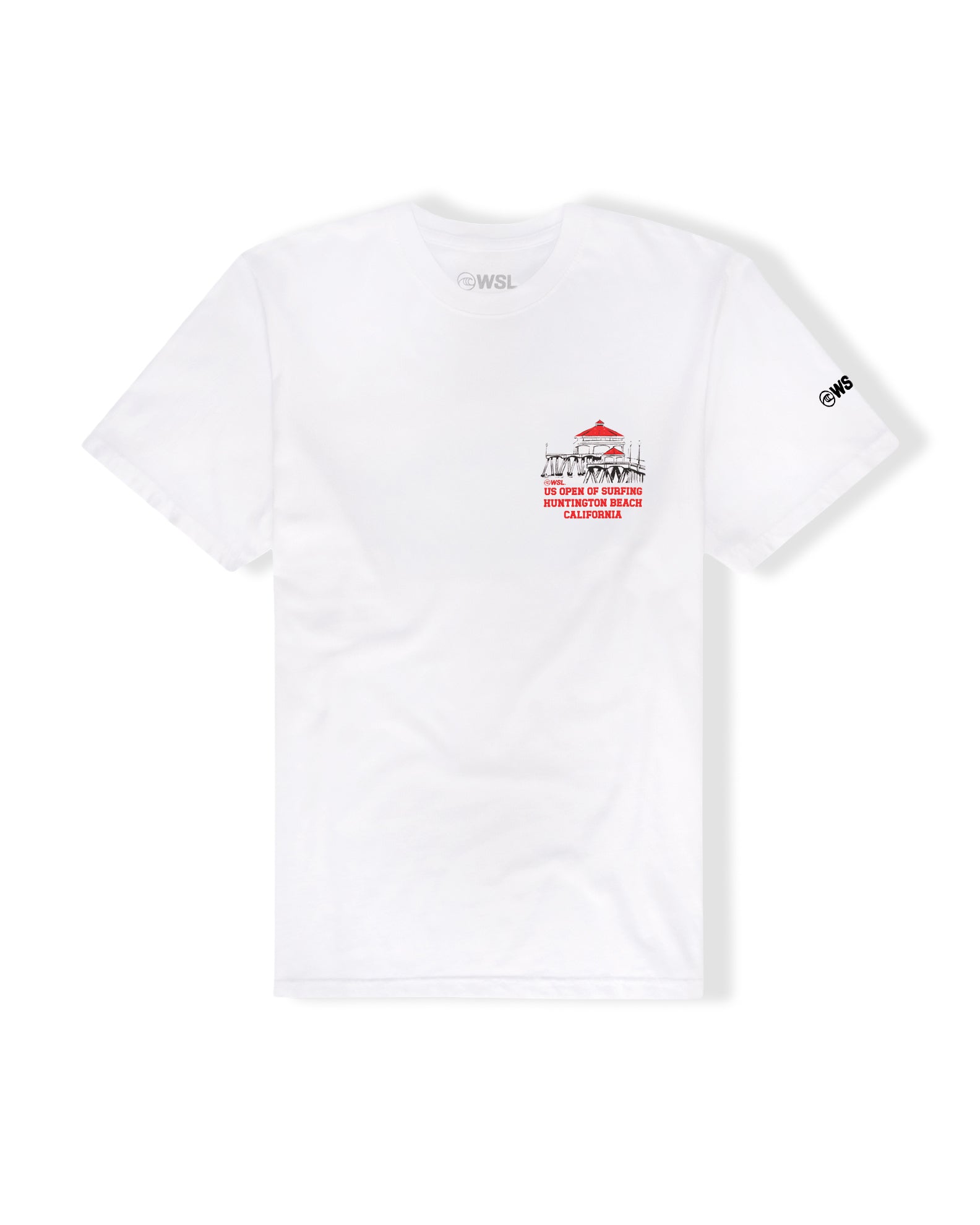 US Open 2026 HB Pier S/S T-Shirt - White