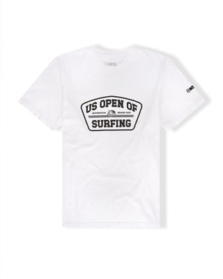 US Open 2026 Shield S/S T-Shirt - White