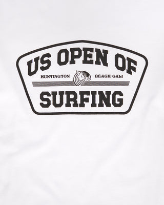 US Open 2026 Shield S/S T-Shirt - White