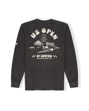 US Open x Jack's Surfboards 2026 Dude L/S Pigment T-Shirt - Pigment Black