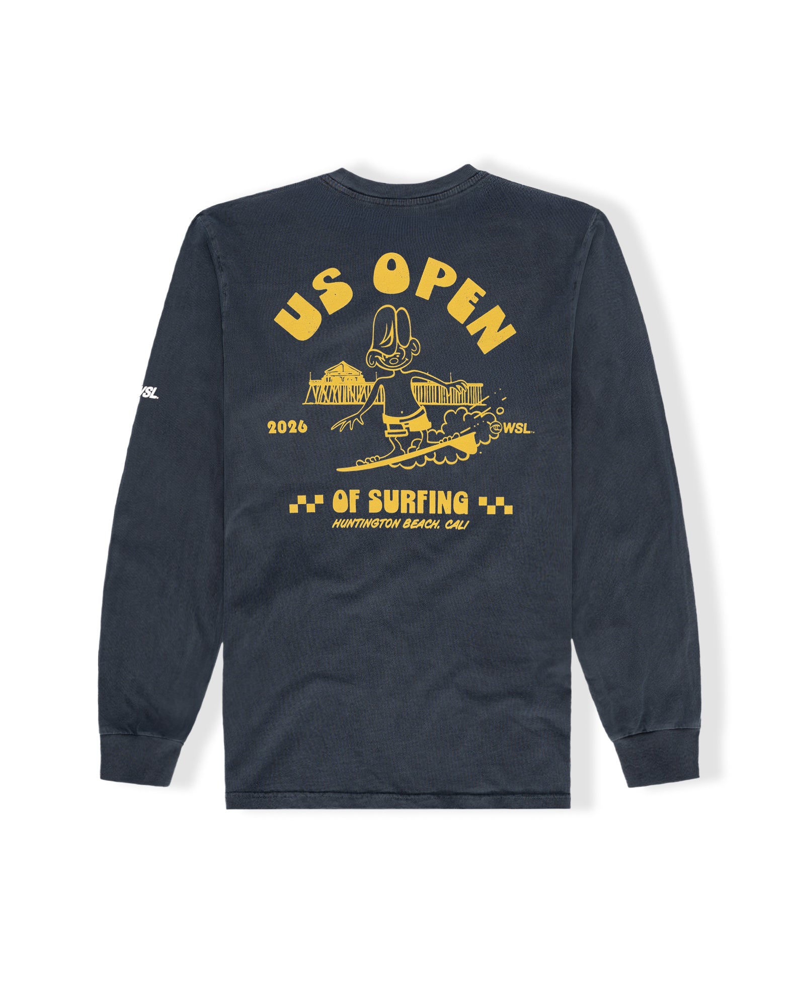 US Open x Jack's Surfboards 2026 Dude L/S Pigment T-Shirt - Pigment Indigo