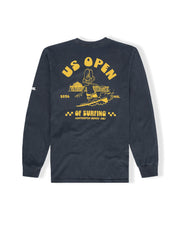 US Open x Jack's Surfboards 2026 Dude L/S Pigment T-Shirt - Pigment Indigo