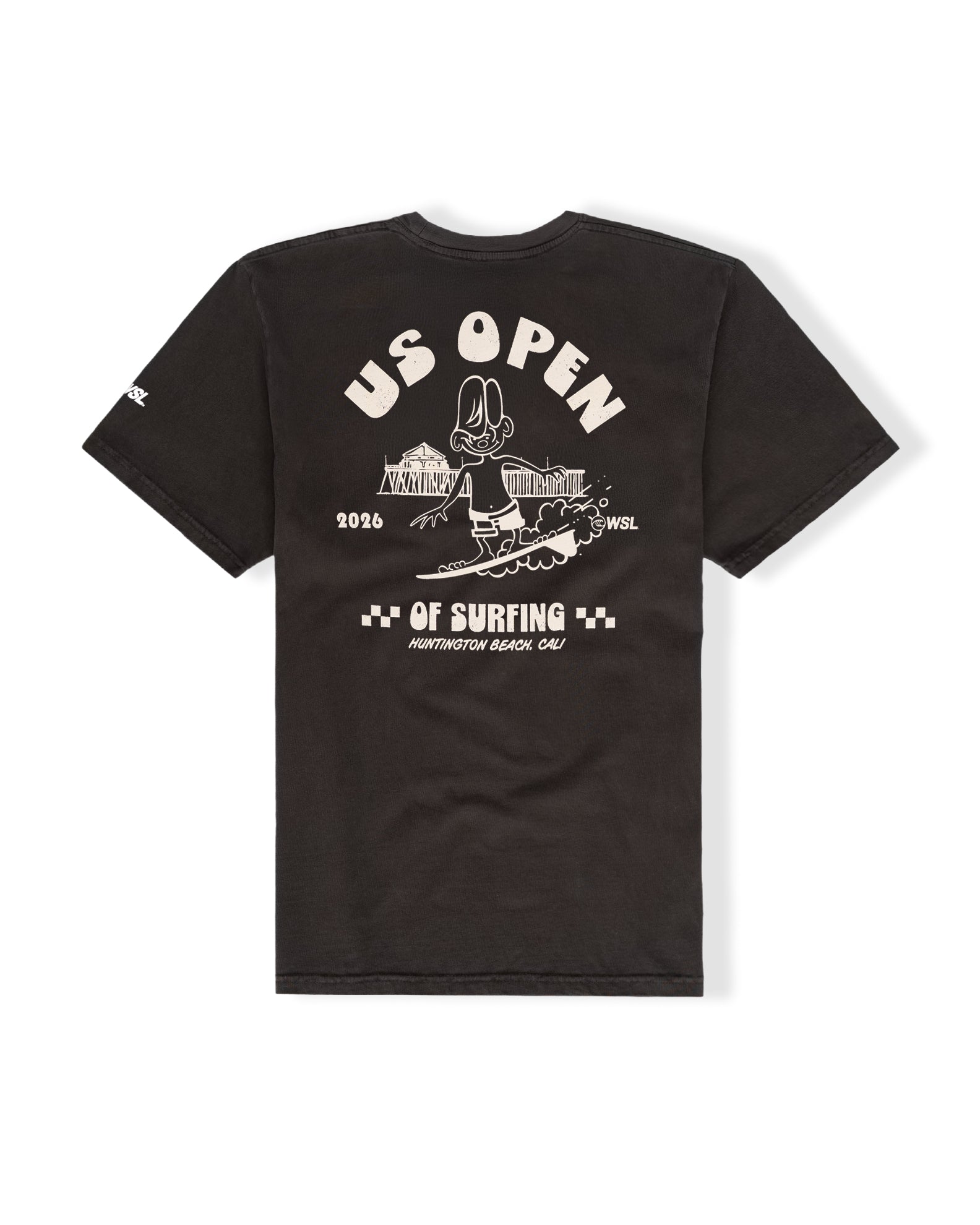 US Open x Jack's Surfboards 2026 Dude S/S Pigment T-Shirt - Pigment Black