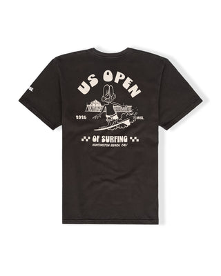 US Open x Jack's Surfboards 2026 Dude S/S Pigment T-Shirt - Pigment Black