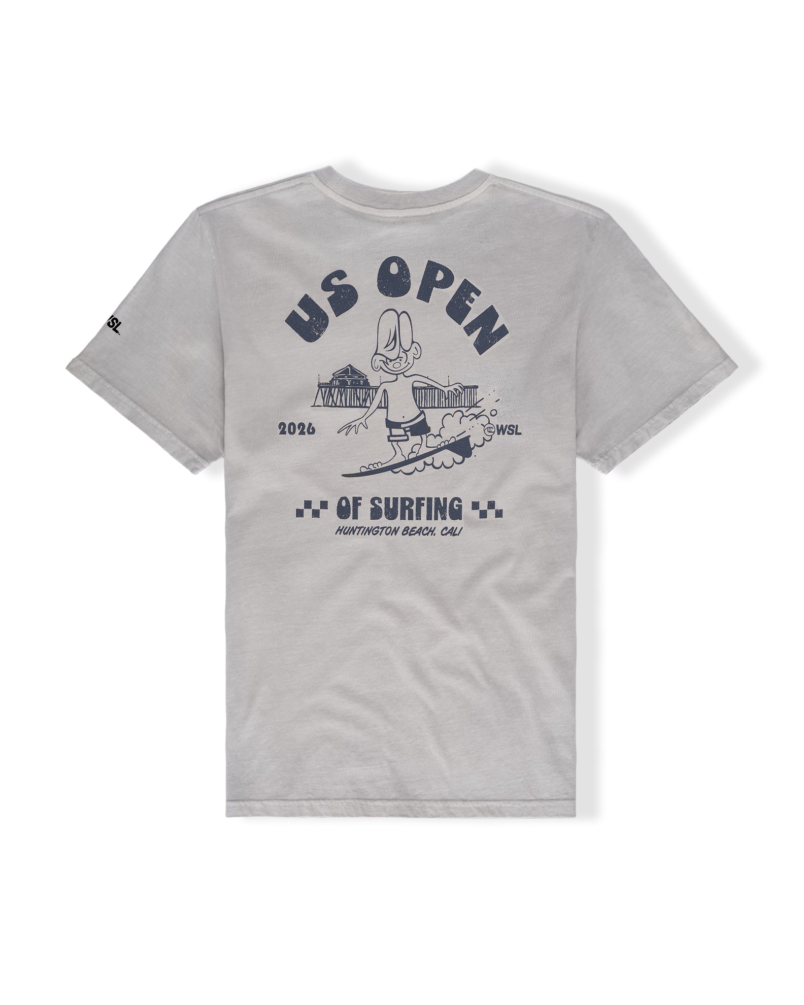 US Open x Jack's Surfboards 2026 Dude S/S Pigment T-Shirt - Pigment Stone