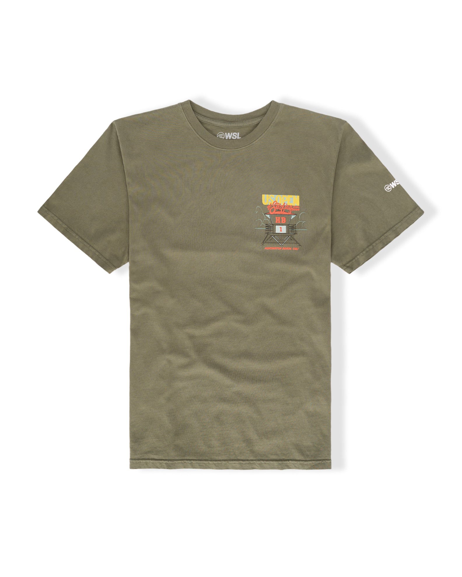 US Open x Jack's Surfboards 2026 Tower S/S T-Shirt - Olive