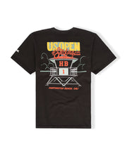 US Open x Jack's Surfboards 2026 Tower S/S T-Shirt - Washed Black