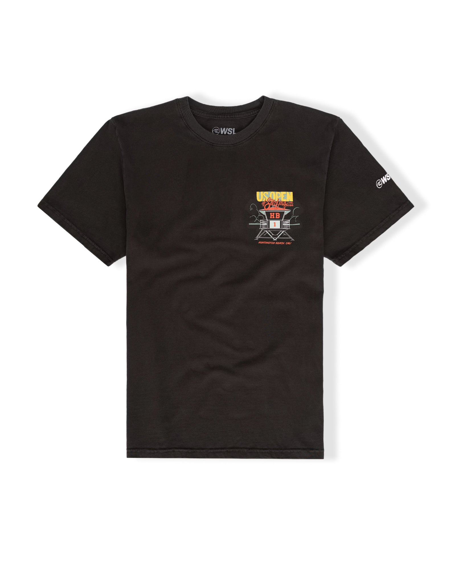 US Open x Jack's Surfboards 2026 Tower S/S T-Shirt - Washed Black