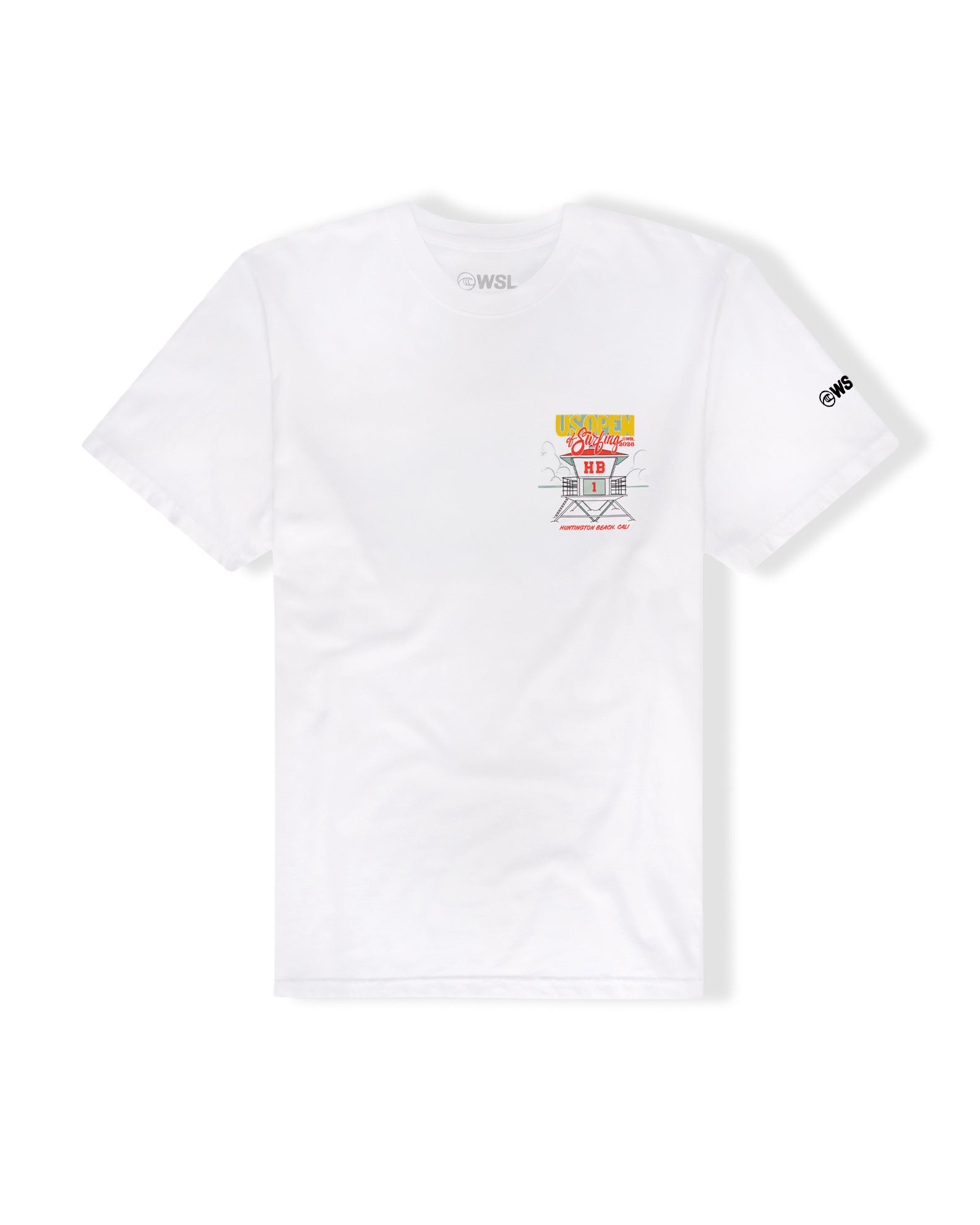US Open x Jack's Surfboards 2026 Tower S/S T-Shirt - White