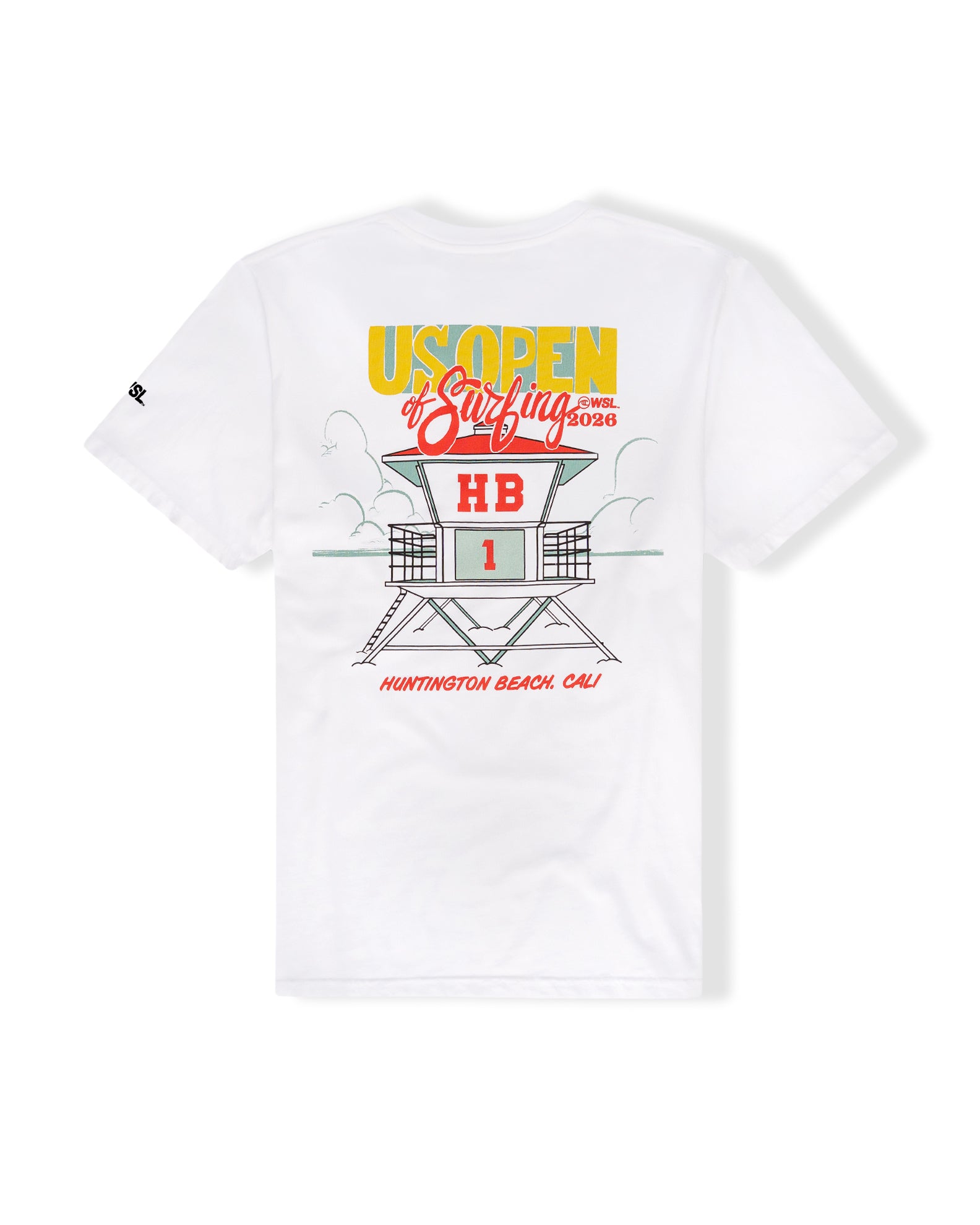 US Open x Jack's Surfboards 2026 Tower S/S T-Shirt - White