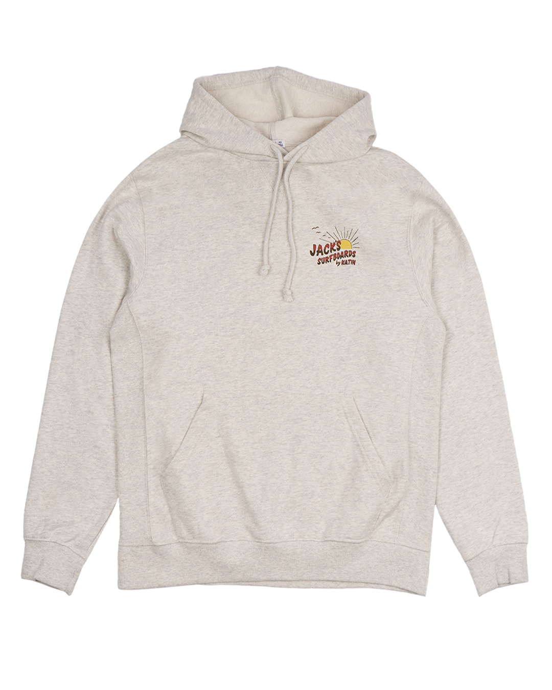 Katin x Jack's Surfboards Men's Main Street Pullover Hoody- Heather Grey