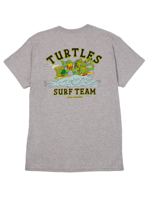 Teenage Mutant Ninja Turtles x Jack's Men's Surf Team S/S Tee - Gray 