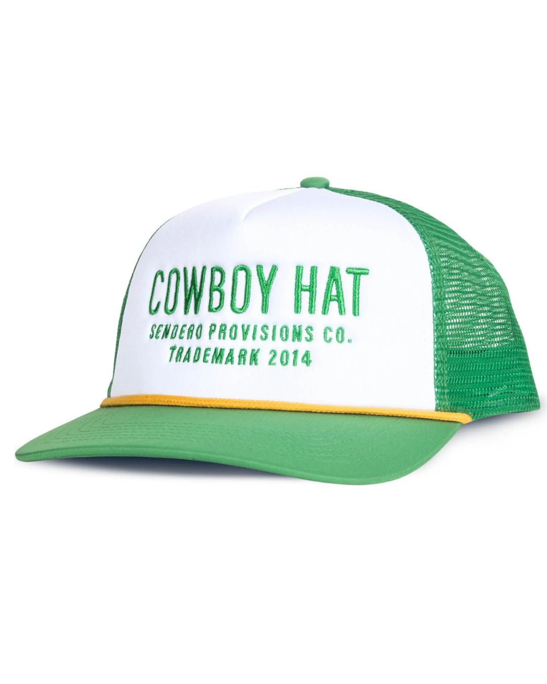 Sendero Provisions Co. Cowboy Hat - White/Green