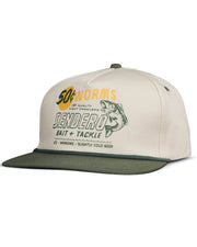 Sendero Provisions Co. 50 Cent Worms Hat - Cream/Green