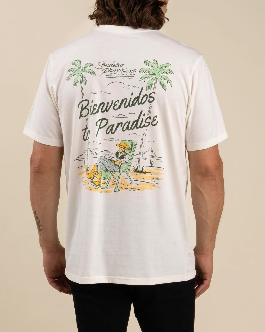 Sendero Provisions Co. Oasis T-Shirt - Vintage White