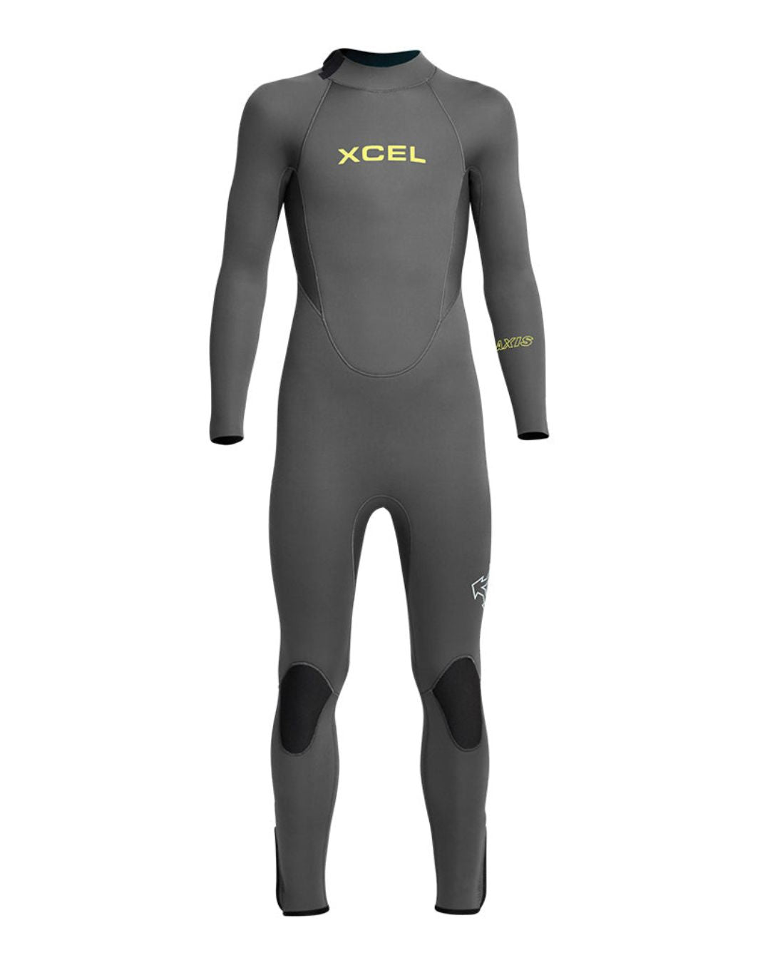 Xcel Kids Axis 4/3mm Back Zip Fullsuit Wetsuit - Graphite 