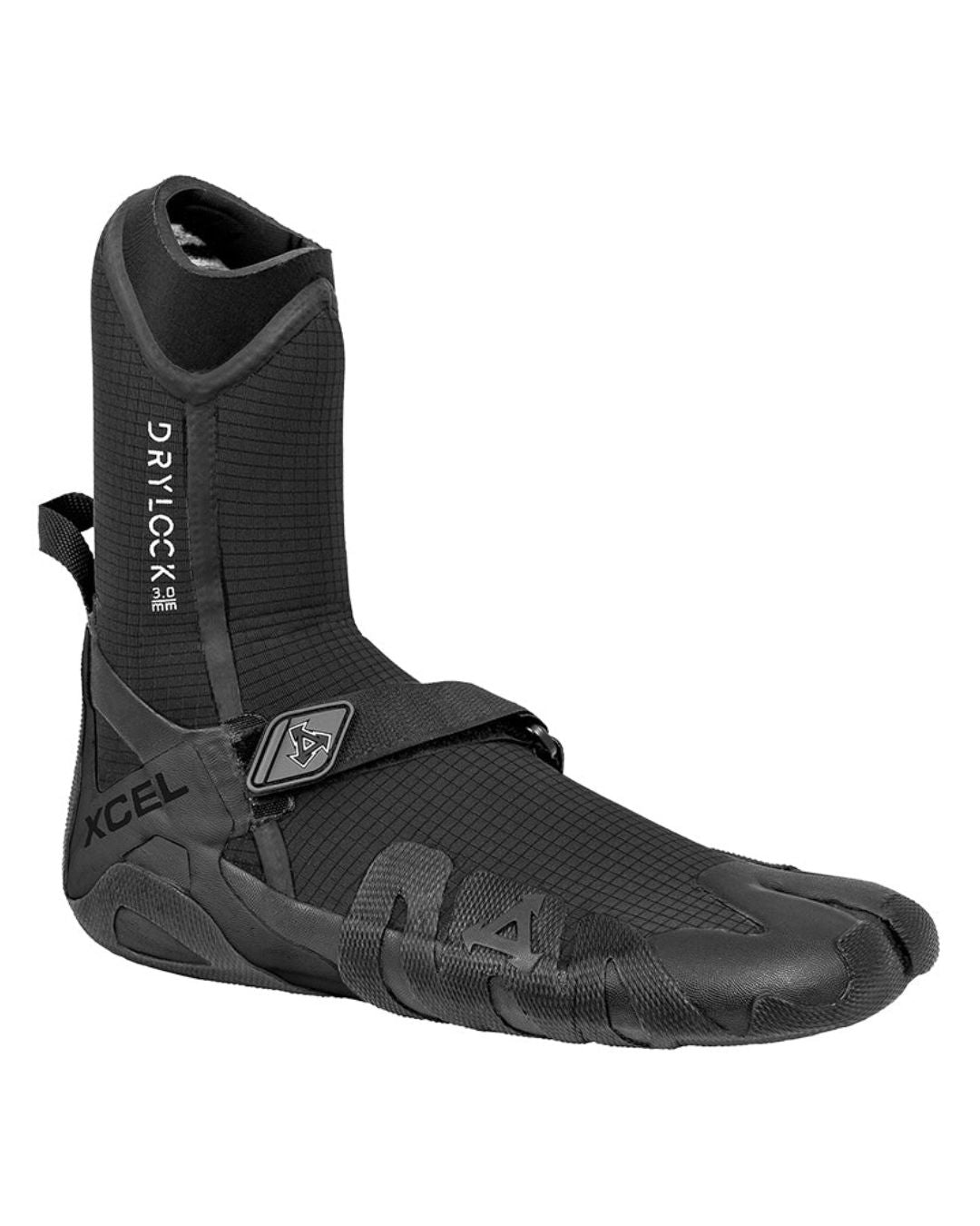 Xcel Men's Drylock Split Toe 3mm Boot - Black 