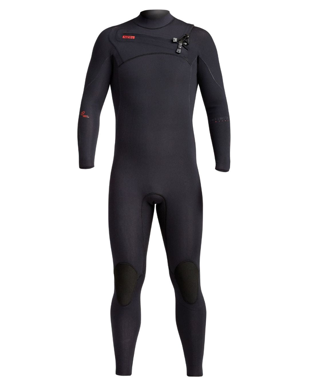 Xcel Men's Infiniti 4/3mm Chest Zip Fullsuit Wetsuit - Black 