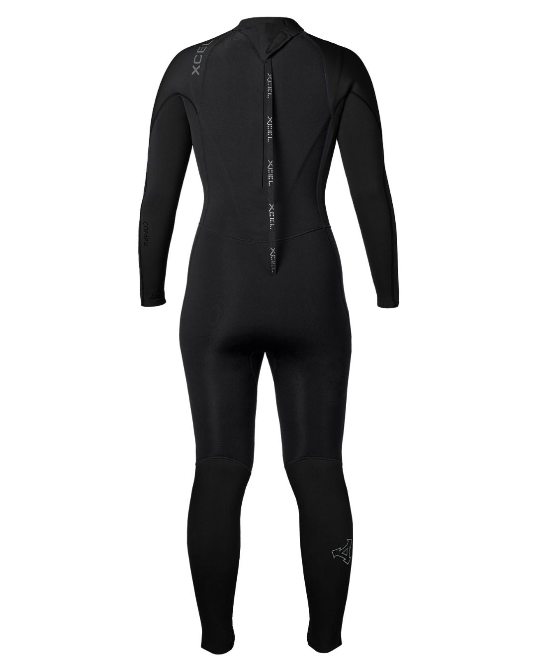 Xcel Women's Comp 3/2mm Back Zip Fullsuit Wetsuit - Black 