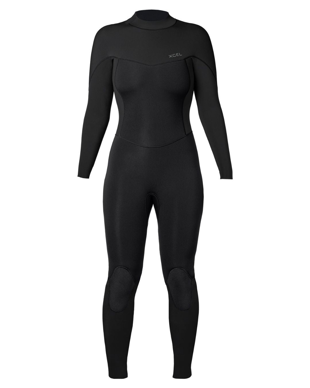 Xcel Women's Comp 3/2mm Back Zip Fullsuit Wetsuit - Black 