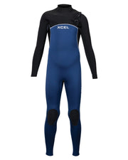 Xcel Kids Comp 3/2mm Chest Zip Fullsuit Wetsuit - Navy/Black