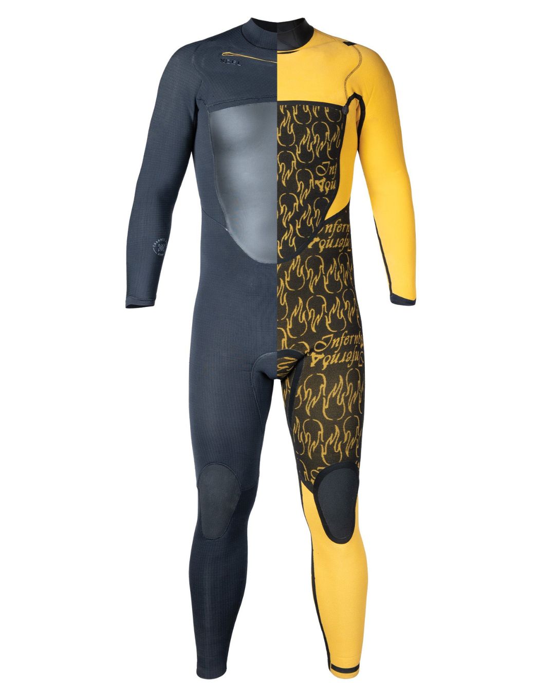 Xcel Men's Drylock 3/2mm Chest Zip Fullsuit Wetsuit - Black 