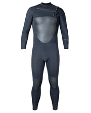 Xcel Men's Drylock 4/3mm Chest Zip Fullsuit Wetsuit - Black 