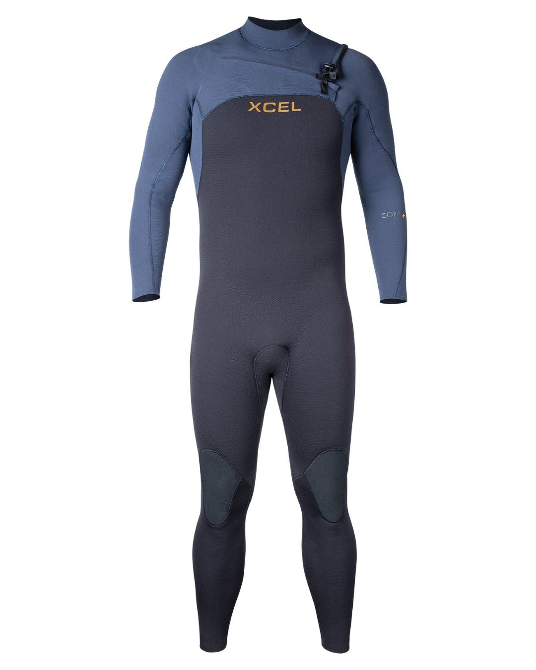 Xcel Men's Comp+ 3/2mm Chest Zip Fullsuit Wetsuit - Black/Blue Nights