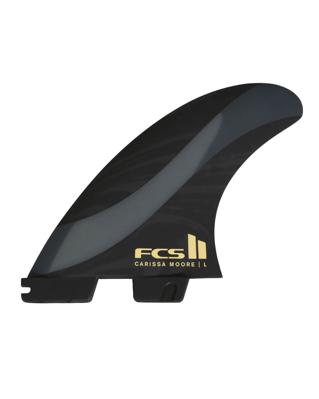 FCS II Carissa Moore Signature Tri Set Surf Fins - Black 