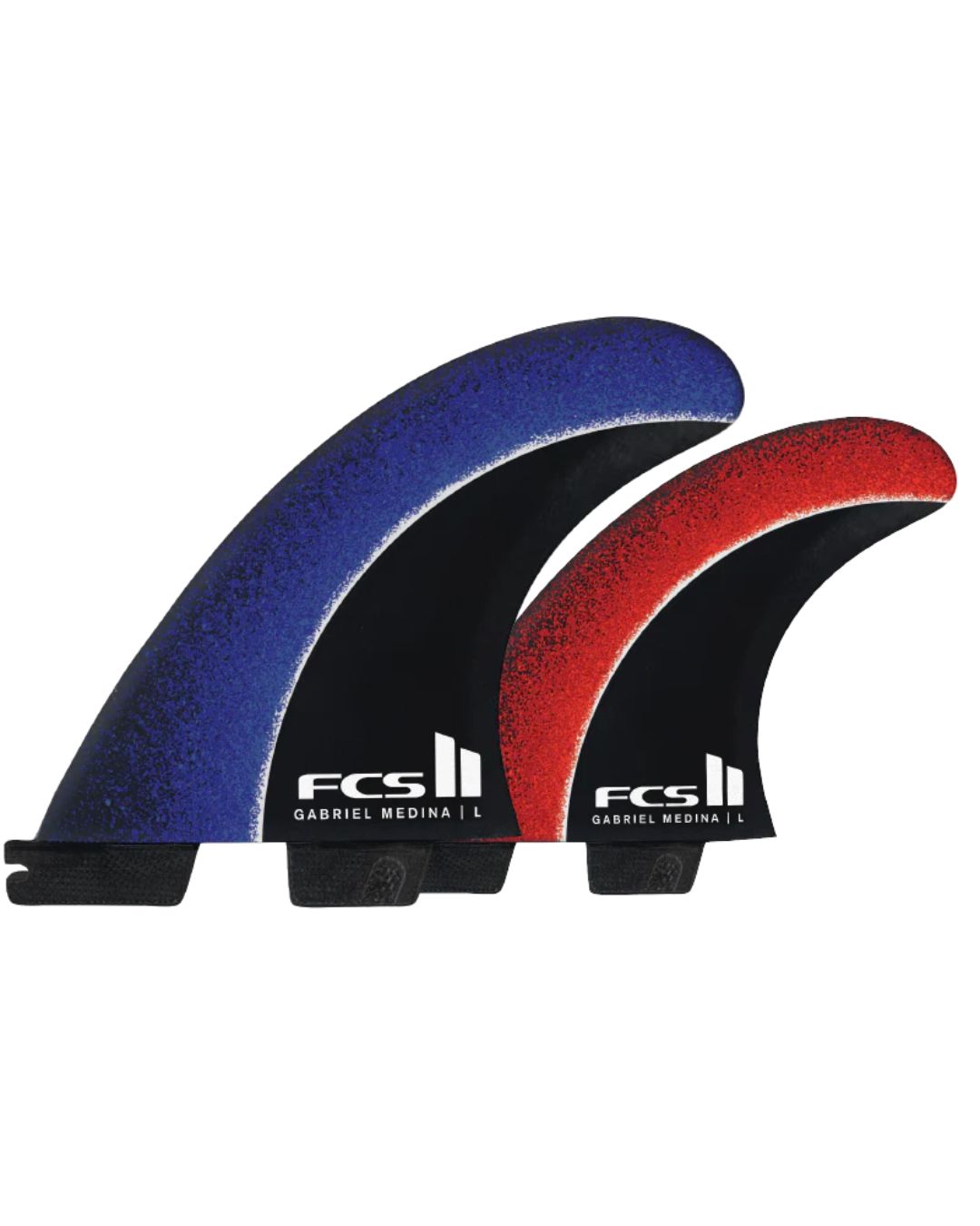 FCS II Grabriel Medina Signature Tri Set Surf Fins - Blue
