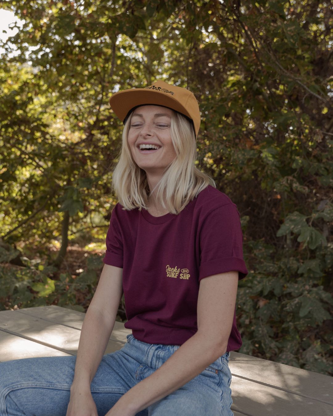 Nova S/S Tee - Maroon 