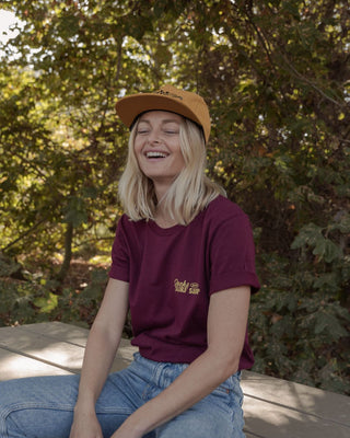 Nova S/S Tee - Maroon 