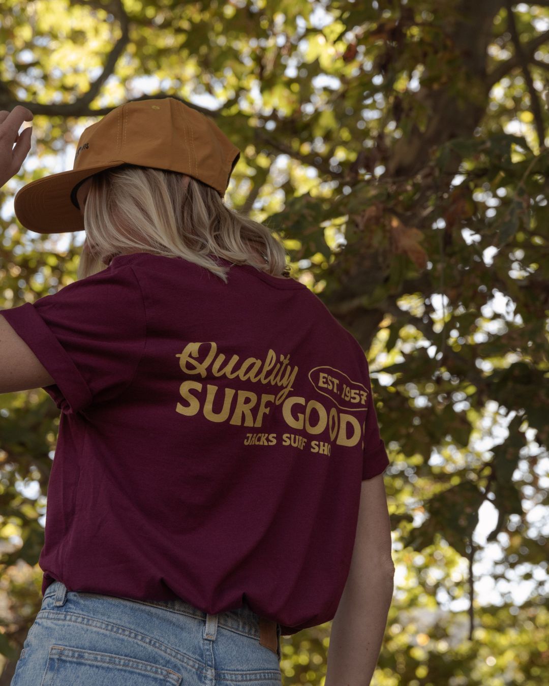 Nova S/S Tee - Maroon 