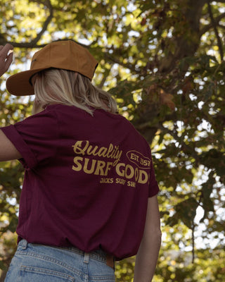 Nova S/S Tee - Maroon 