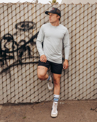 Antix L/S Tee - Heather White