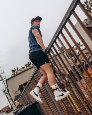 Antix S/S Tee - Heather Navy