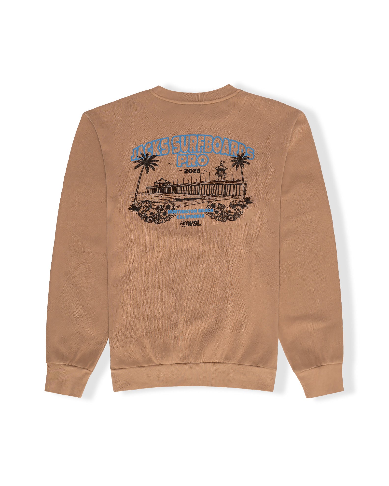 VANS x Jacks Pro 26' Cali Daze PGMT Crewneck Sweatshirt - Burro