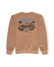 VANS x Jacks Pro 26' Cali Daze PGMT Crewneck Sweatshirt - Burro