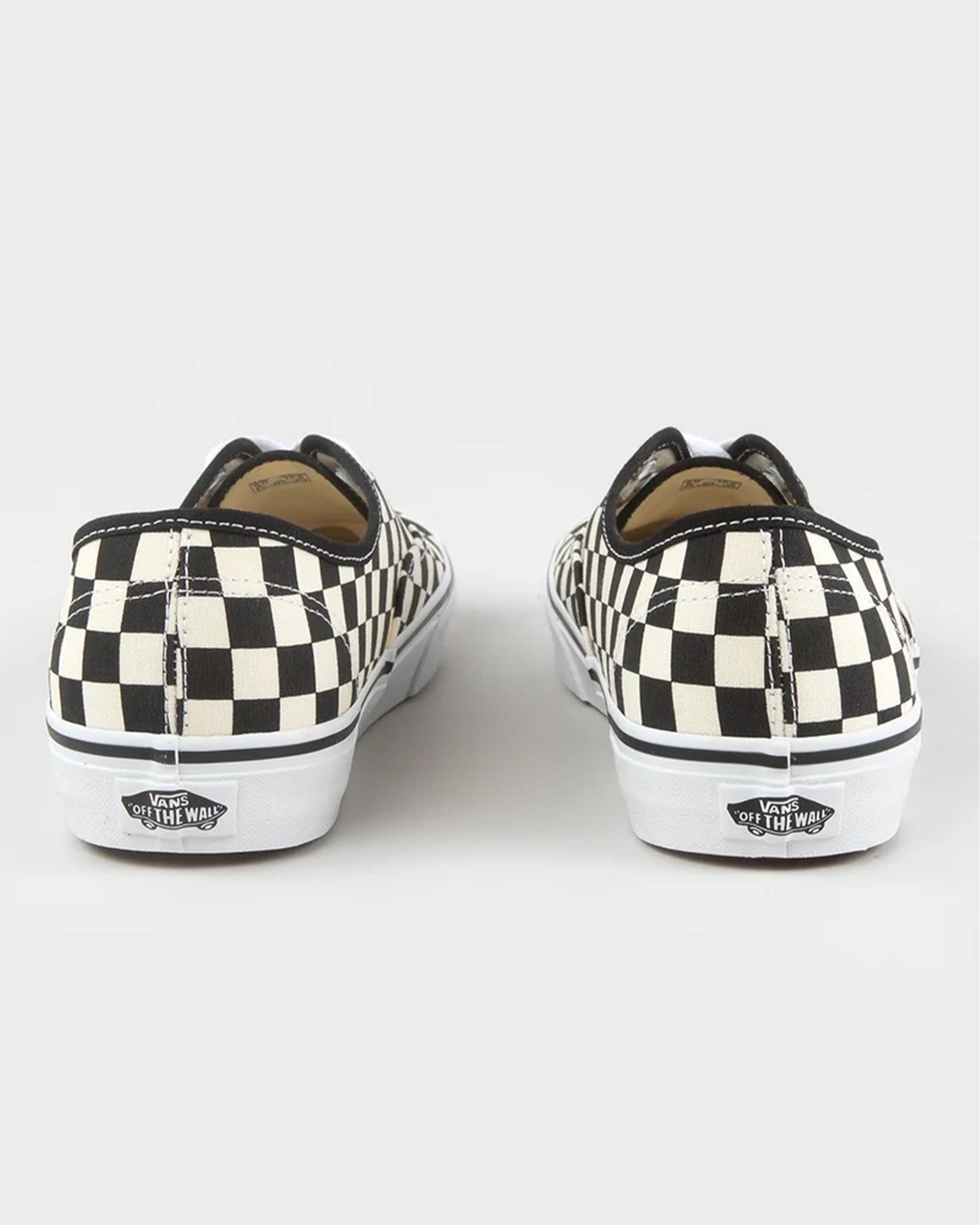 Vans Authentic Primary Check Shoe - Black/White