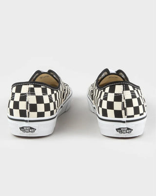 Vans Authentic Primary Check Shoe - Black/White