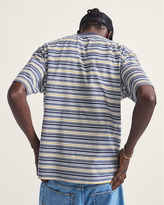 Vans Cameron Stripe S/S T-Shirt - Blue/Marshmellow White