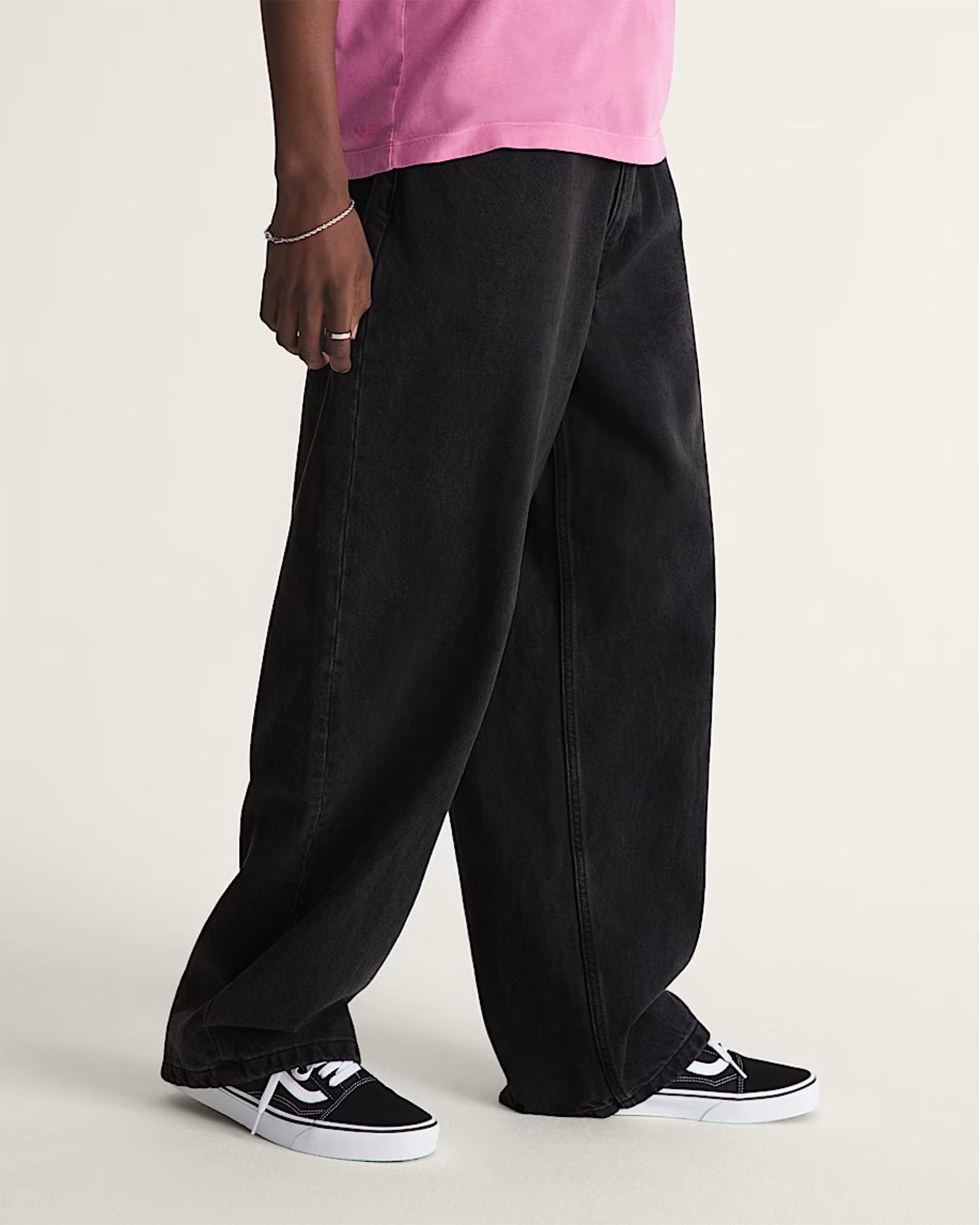 Check-5 Baggy Denim Pants - Black – Jack's Surfboards