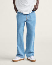 Check-5 Baggy Denim Pants - Stonewash Blue
